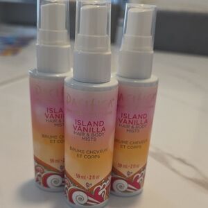 Pacifica Island Vanilla Hair & Body Mist Trio